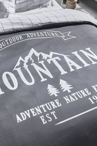 Juego de nórdico de algodón 57 hilos/cm² - Gris