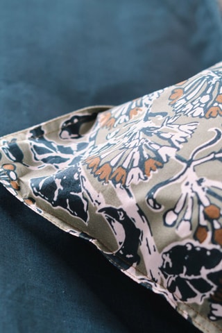 Juego de nórdico de algodón 57 hilos/cm² Sunshine - Gris y azul