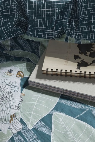 Juego de nórdico de algodón 57 hilos/cm² - Azul