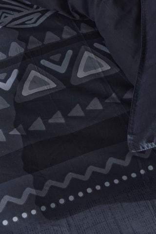 Juego de nórdico de algodón 57 hilos/cm² - Gris antracita