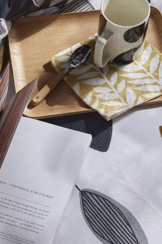 Juego de nórdico de algodón 57 hilos/cm² - Blanco y azul