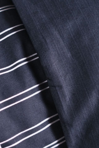 Juego de nórdico de algodón 57 hilos/cm² Sunshine - Azul oscuro y blanco