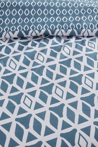 Juego de nórdico reversible Crazy - Azul