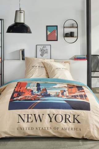 Juego de nórdico de algodón 57 hilos/cm² Java - Beige