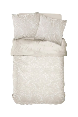 Juego de nórdico de algodón 57 hilos/cm² Sunshine 6.12 - Crudo y topo