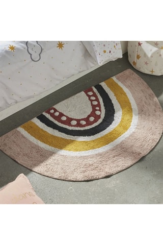 Alfombra tejida - Rosa del desierto - 58 x 20 cm