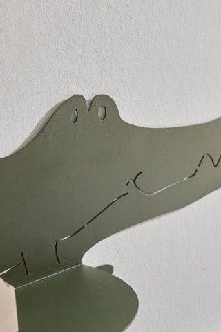 Estante mural 1 nivel - 60 x 11 x 20 cm - Verde