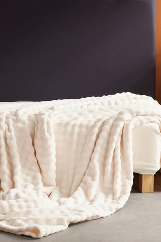 Manta Matcha + Moka - Crudo - 180 x 220 cm