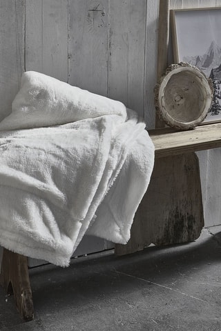 Manta Montagne - Blanco - 125 x 150 cm