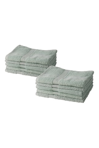 10 toallas de mano - Aguamarina - 50 x 90 cm
