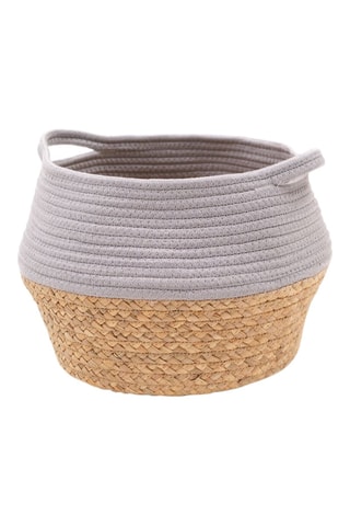 Cesta Factory - 23 cm - Gris y beige