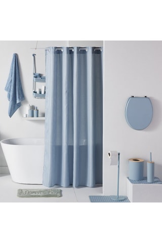 Tapa de váter de madera - Azul