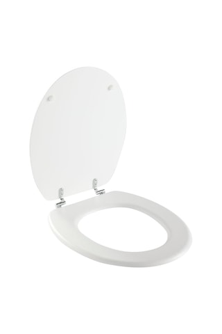 Tapa de váter de madera - Blanco