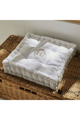 Cojín de suelo Berenice - Beige - 40 x 40 x 10 cm