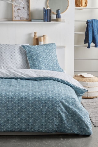 Juego de nórdico reversible - Azul