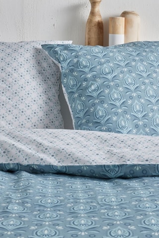 Juego de nórdico reversible - Azul