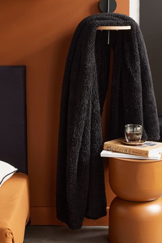 Manta - Marrón oscuro - 130 x 180 cm