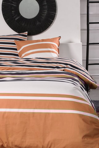 Juego de nórdico de algodón - 57 hilos/cm² - Naranja