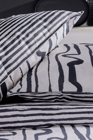 Juego de nórdico reversible de algodón - 57 hilos/cm² - Blanco