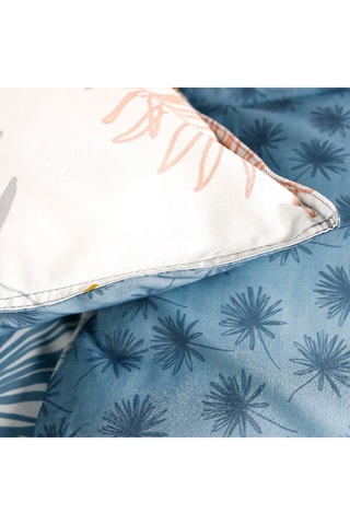 Juego de nórdico reversible de algodón - 57 hilos/cm² - Blanco