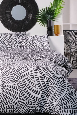 Juego de nórdico de algodón - 57 hilos/cm² - Blanco