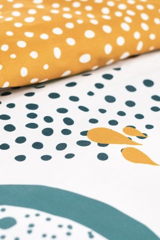 Juego de nórdico reversible de algodón - 57 hilos/cm² - Blanco