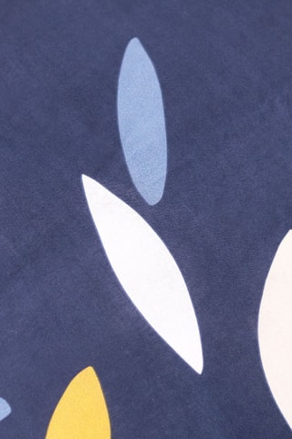 Juego de nórdico reversible de algodón - 57 hilos/cm² - Azul