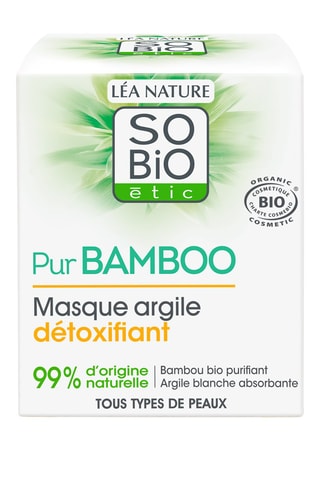 Masque argile détoxifiant Pur Bamboo - 50 ml