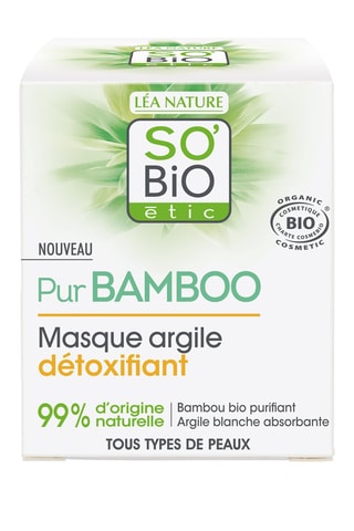 Masque argile détoxifiant Pur Bamboo - 50 ml