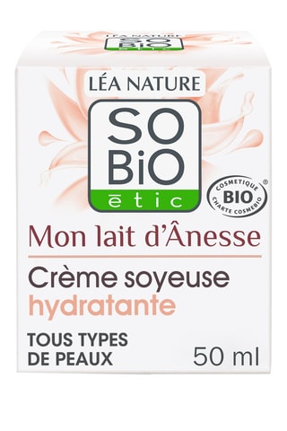Crème soyeuse hydratante Bio Mon lait d'ânesse - Tout type de peau - 50 ml