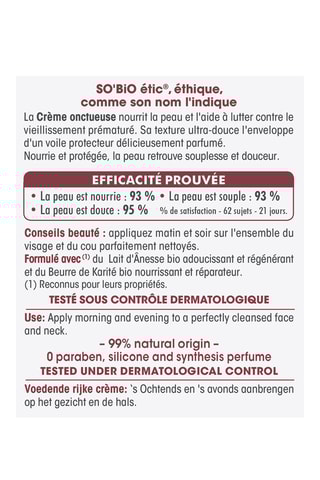 Crème onctueuse nourrissante Bio Mon Lait d'Ânesse - 50 ml