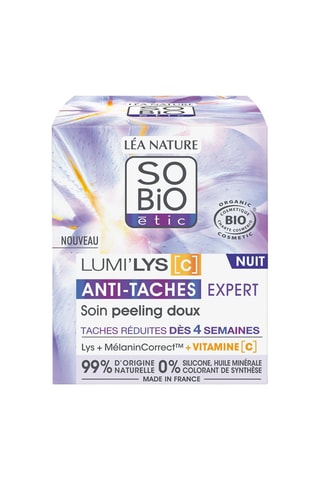 Soin nuit peeling doux Lumi'lys [C] - 50 ml