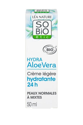 Crème légère hydratante 24 h jour Bio - Tout type de peau - 50 ml