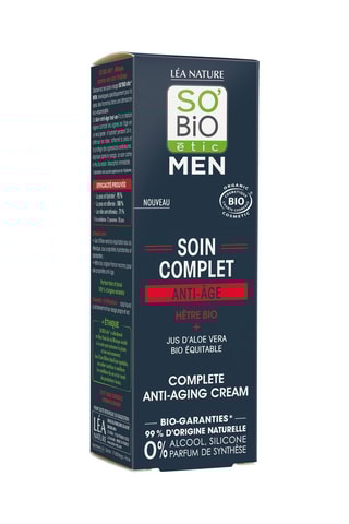 Soin complet Anti-Âge Men Hêtre Bio - 50 ml