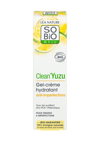 Gel-crème hydratant anti-imperfections bio Clean'Yuzu - Peaux grasses - 40 ml