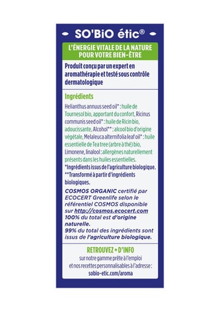 Roll-on SOS imperfections Bio - Arbre à thé - 5 ml