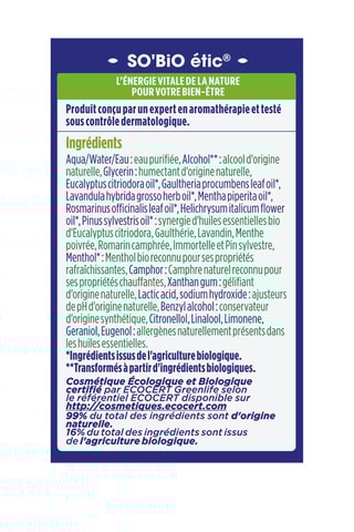 Roll-on bien-être articulaire Ostéo+ Bio - 40 ml