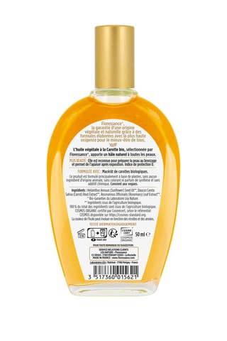 Huile végétale de carotte Floressance® Bio - 50 ml