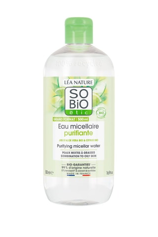 Eau micellaire purifiante Bio - 500 ml