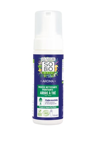 Mousse nettoyante purifiante Arbre à thé Bio - 150 ml