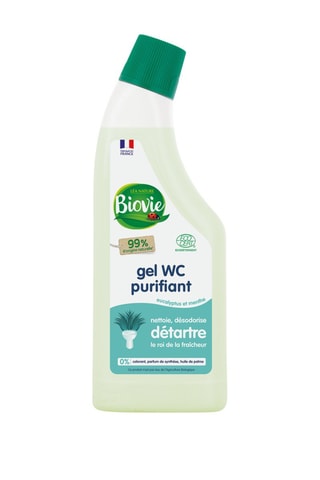 3 x 	Gel WC purifiant Biovie - Eucalyptus et menthe - 750 ml