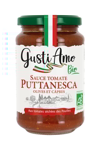 3 x 	Pot de sauce tomate Puttanesca - 350 g