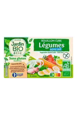 3 x Bouillon cube Légumes sans sel bio - 72 g