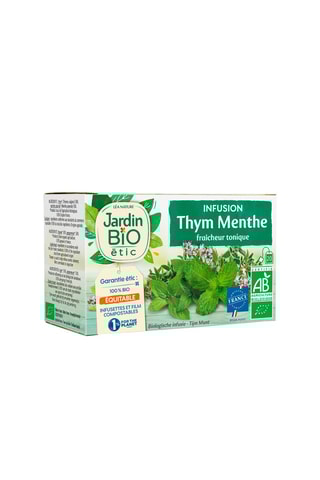 3 x Infusion bio Thym Menthe 20 sachets