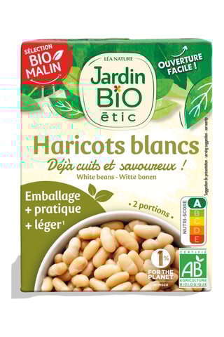 3 x Haricots blancs brique bio - 405 g