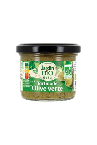 3 x Tartinade d'olives vertes bio 100 g