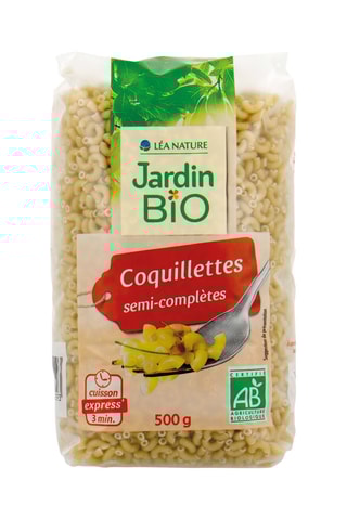 3 x Coquillettes semi-complètes bio 500 g