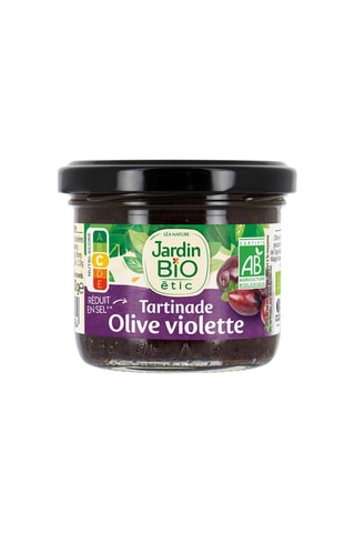 3 x Tartinade d'olives violettes bio 100 g