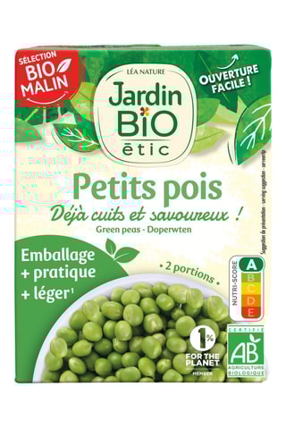 3 x Petits pois brique bio - 400 g