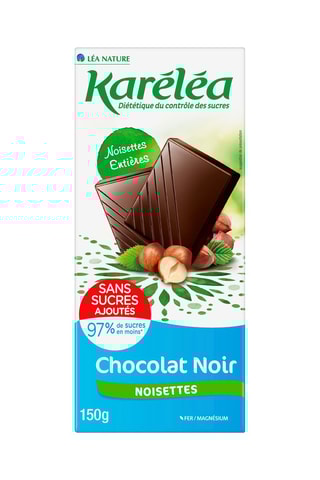 3 x Tablette Chocolat Noir Noisettes SSA - 150 g